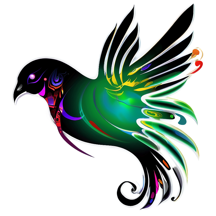 Abstract Phoenix Drawing Png Dwo PNG Image