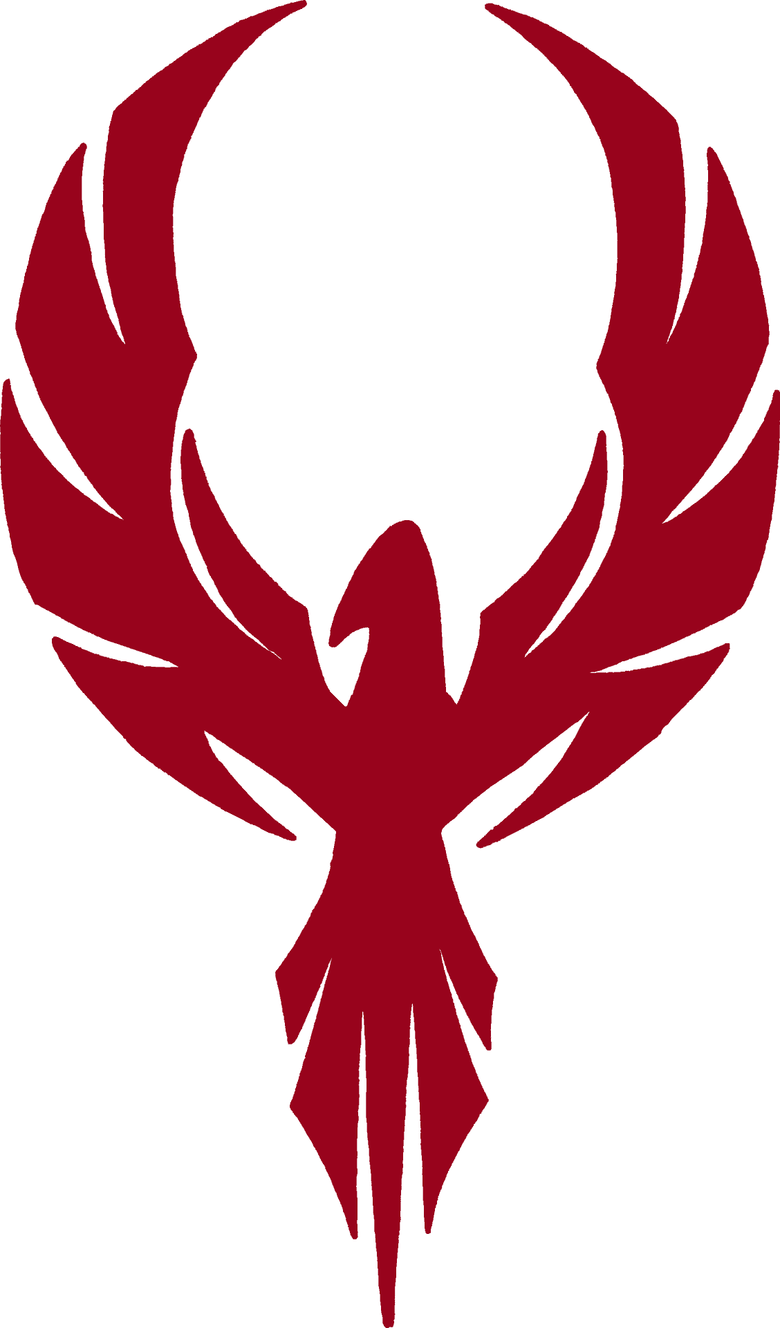 Abstract Phoenix Symbol Redon Grey PNG Image