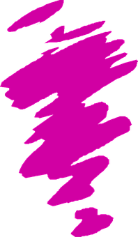 Abstract Pink Brushstrokeson Black PNG Image