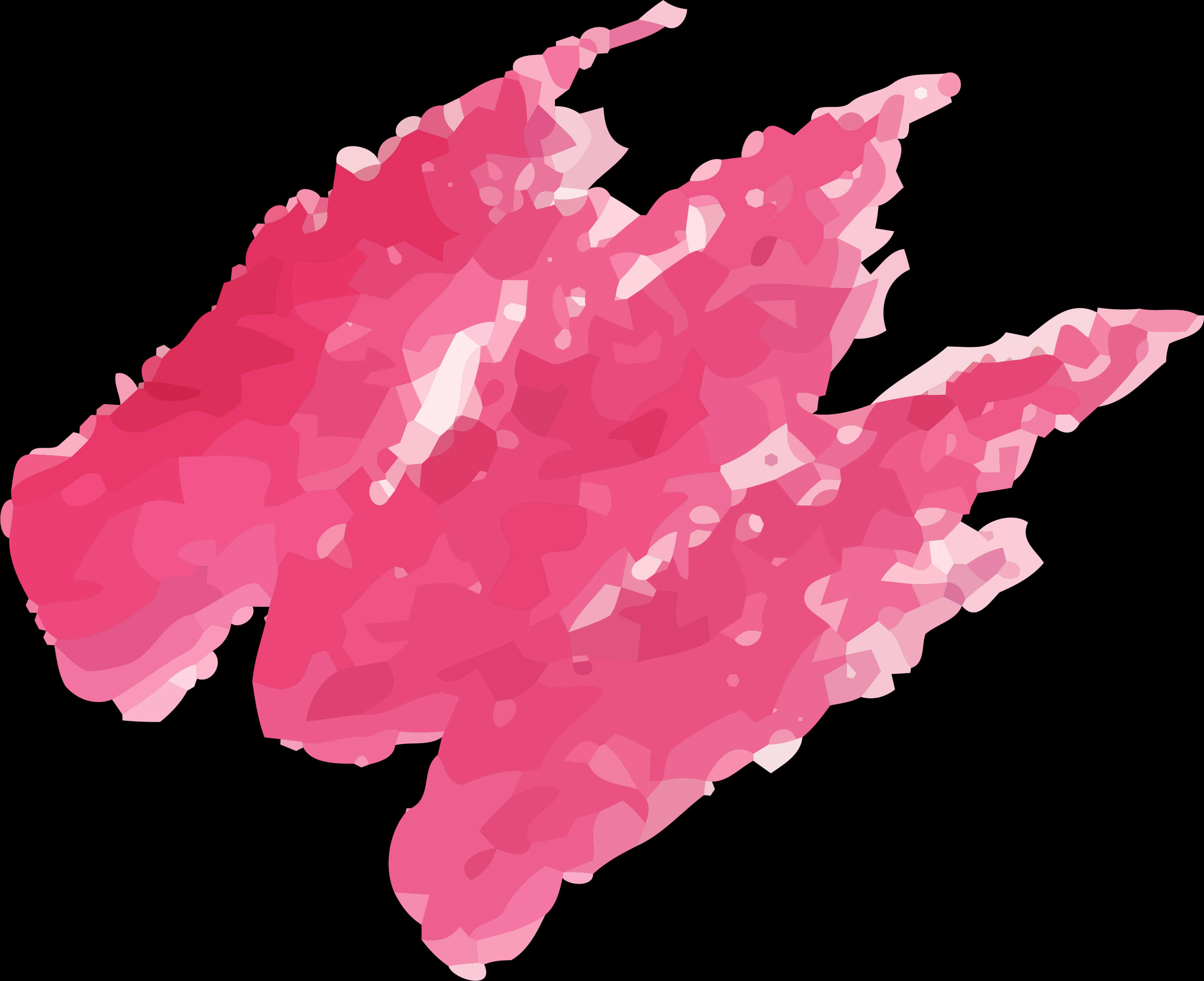 Abstract Pink Crystal Graffiti Art.jpg PNG Image