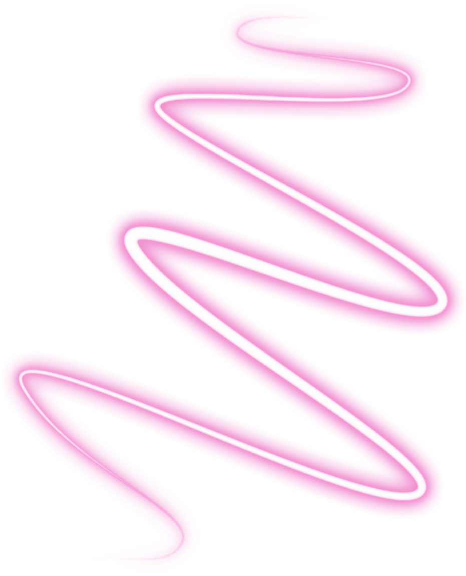 Abstract Pink Neon Spiral PNG Image