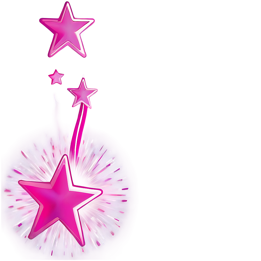 Abstract Pink Stars Png 86 PNG Image