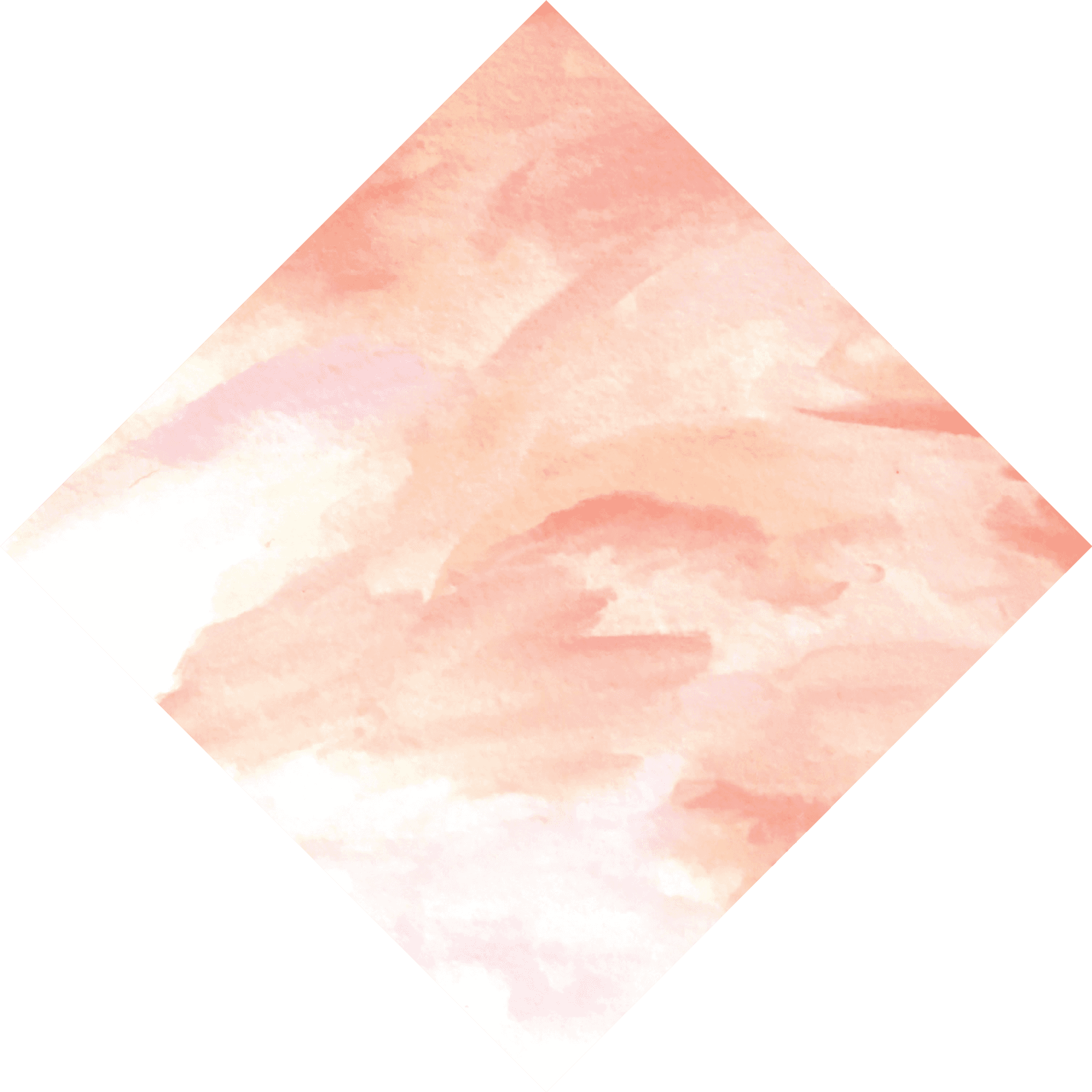 Abstract Pink Watercolor Diamond PNG Image