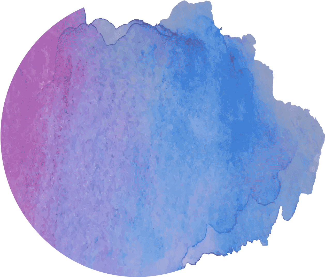 Abstract Pinkand Blue Watercolor Texture PNG Image