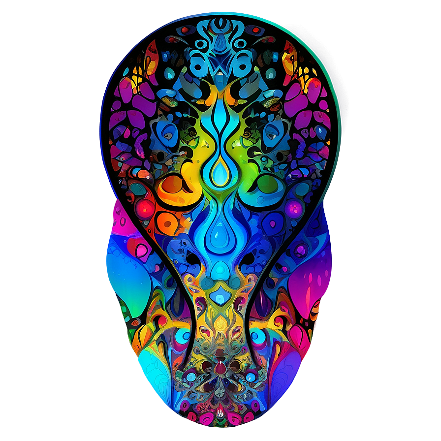 Abstract Psychedelic Dreams Png 06202024 PNG Image