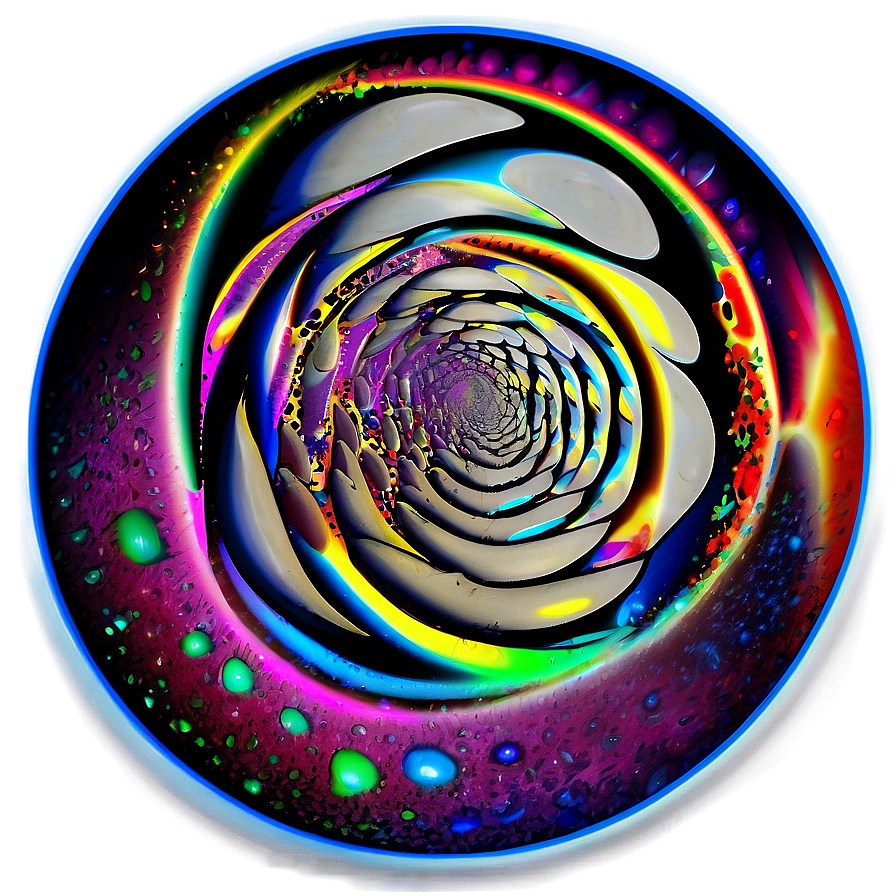 Abstract Psychedelic Dreams Png Sru PNG Image