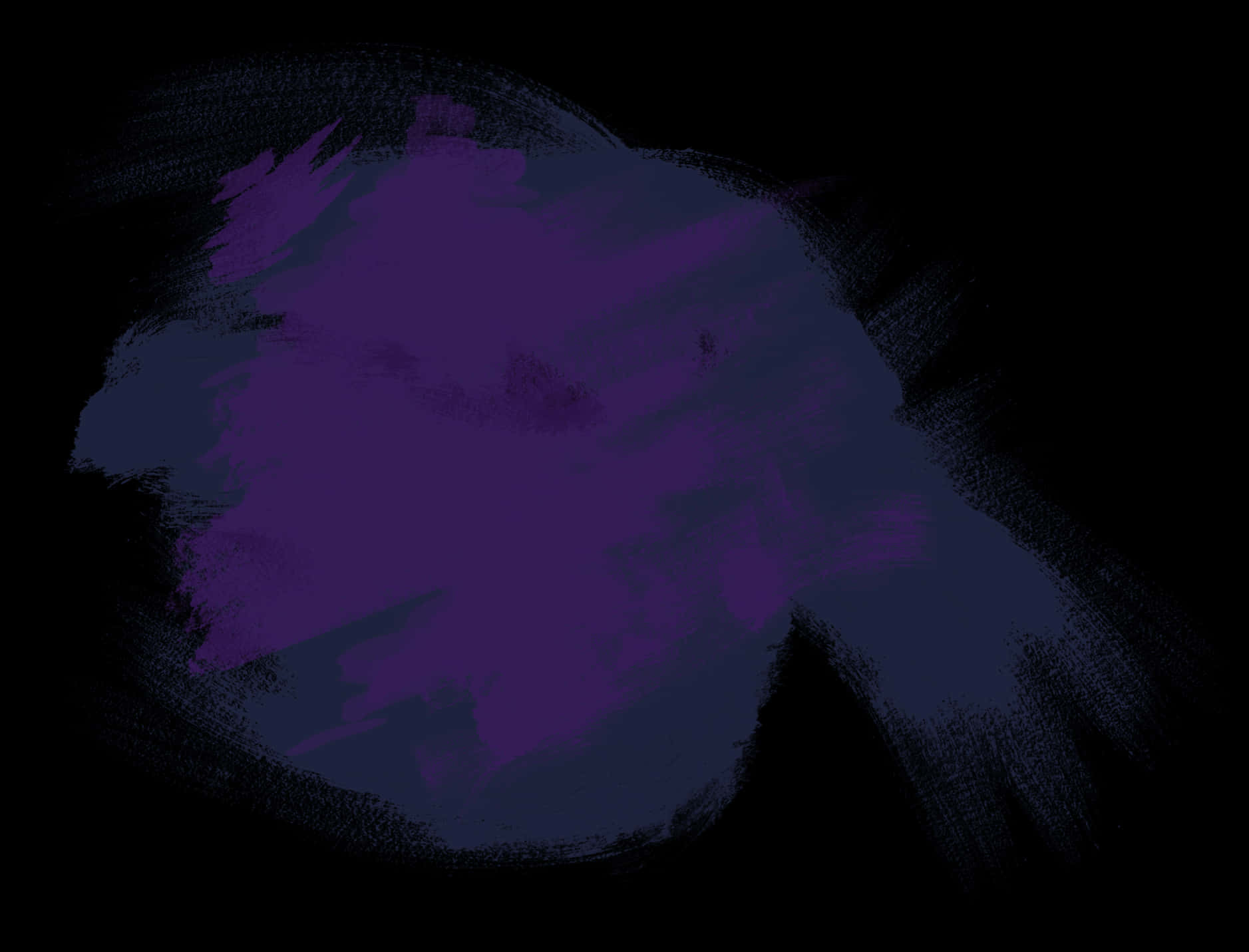 Abstract Purple Brushstrokes Dark Background PNG Image