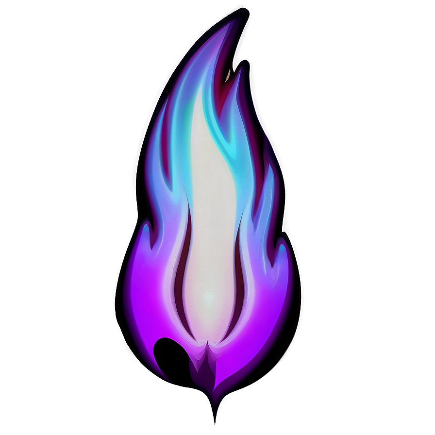 Abstract Purple Flame Png Vws PNG Image