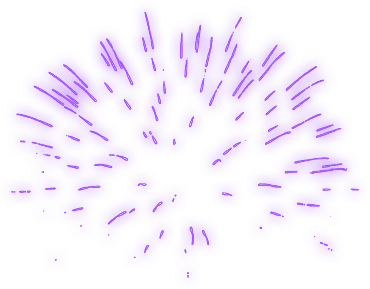 Abstract Purple Scribbles PNG Image