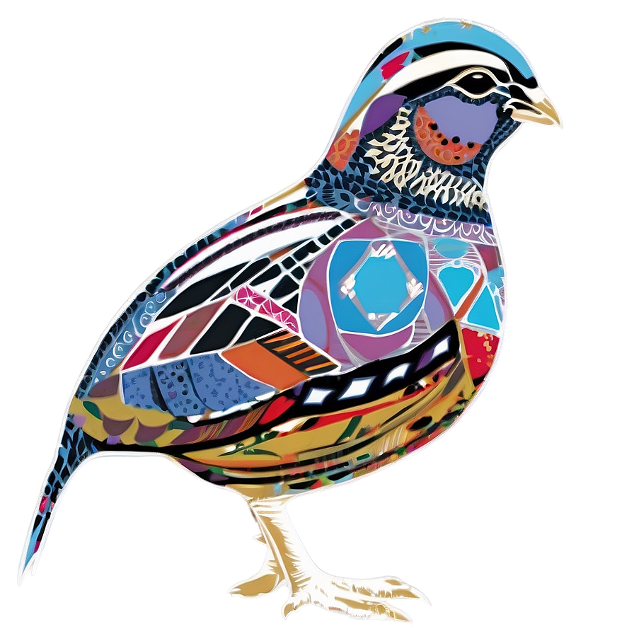 Abstract Quail Representation Png Qvl PNG Image