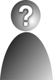 Abstract Question Mark Graphic PNG Image