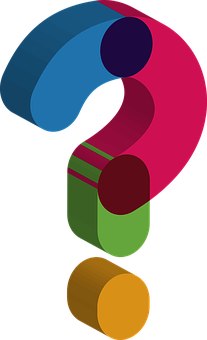 Abstract Question Mark Graphic PNG Image