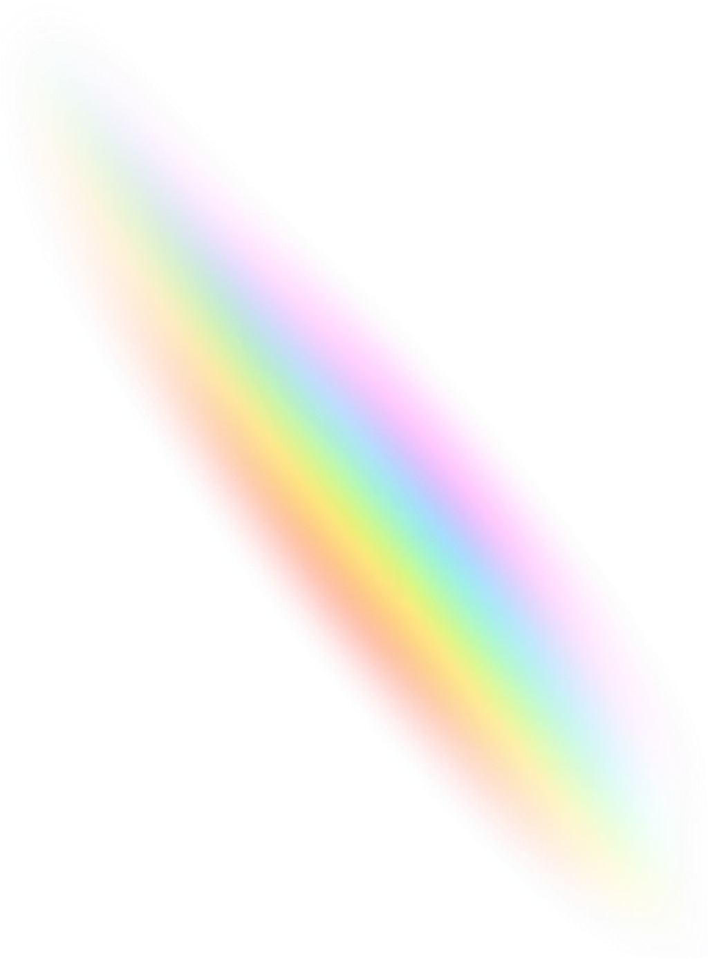 Abstract Rainbow Spectrum Artwork PNG Image