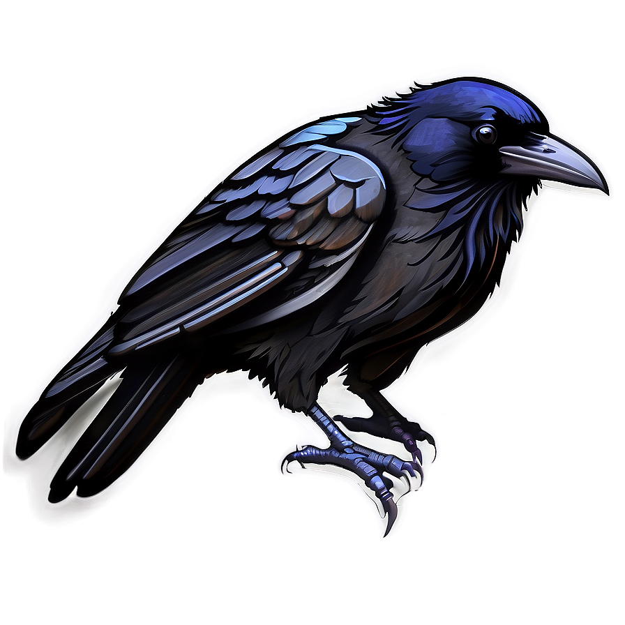 Abstract Raven Design Png Bip PNG Image