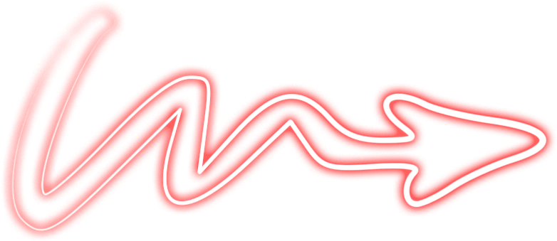 Abstract Red Arrow Doodle PNG Image