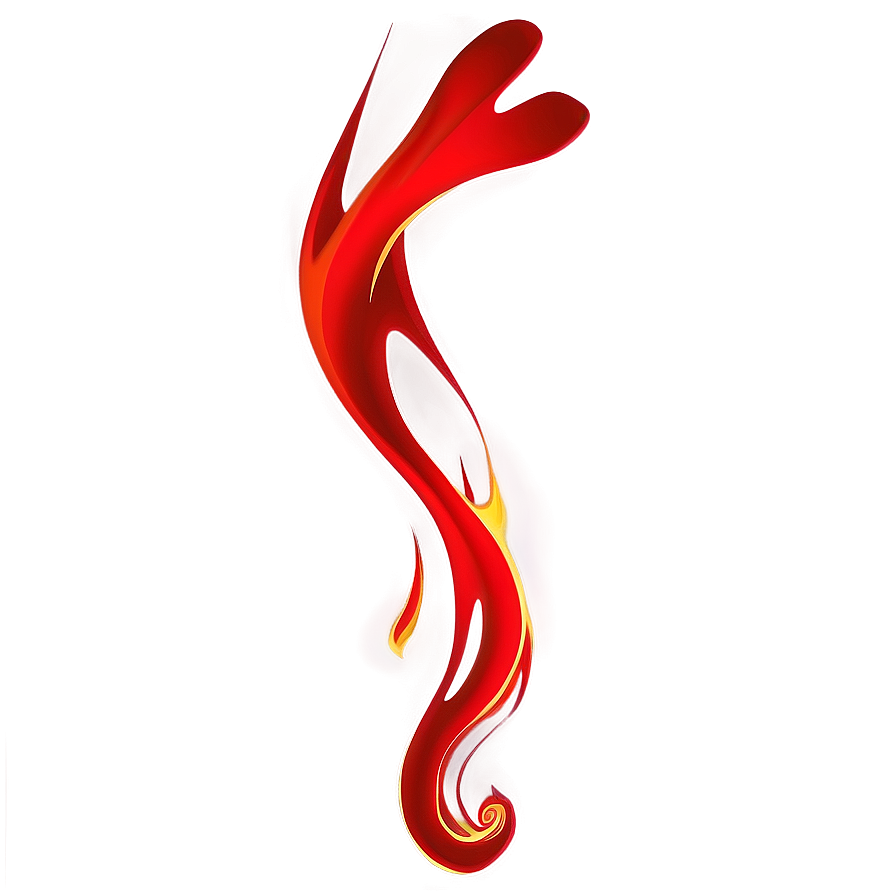 Abstract Red Fire Swirl Png 12 PNG Image