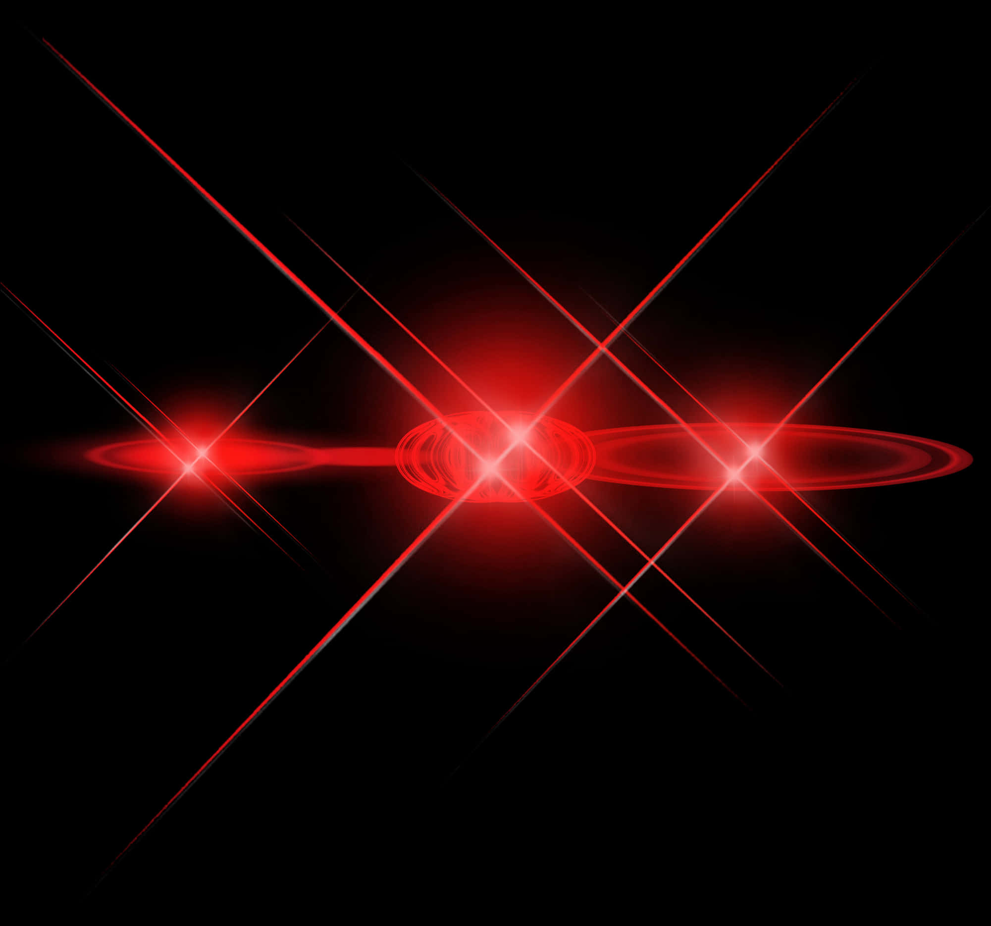 Abstract Red Light Intersection Art PNG Image