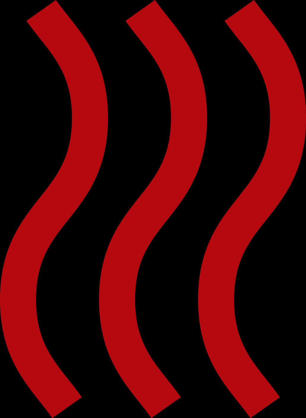 Abstract Red Wavy Lines PNG Image