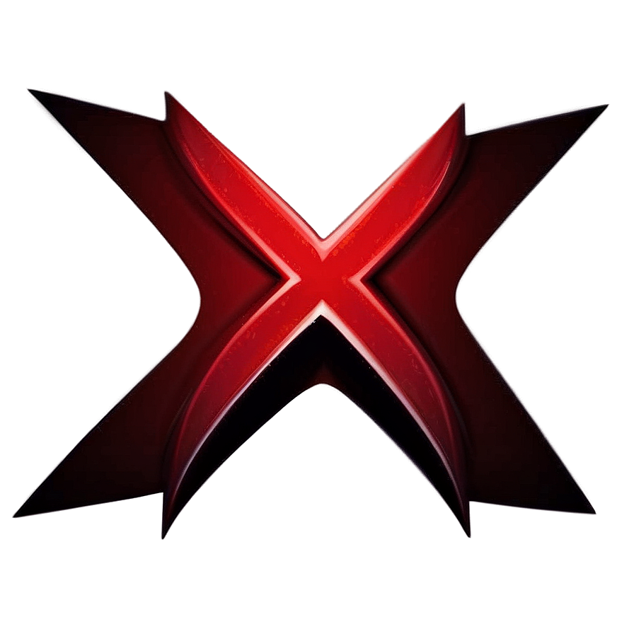 Abstract Red X Logo Png Uiq7 PNG Image