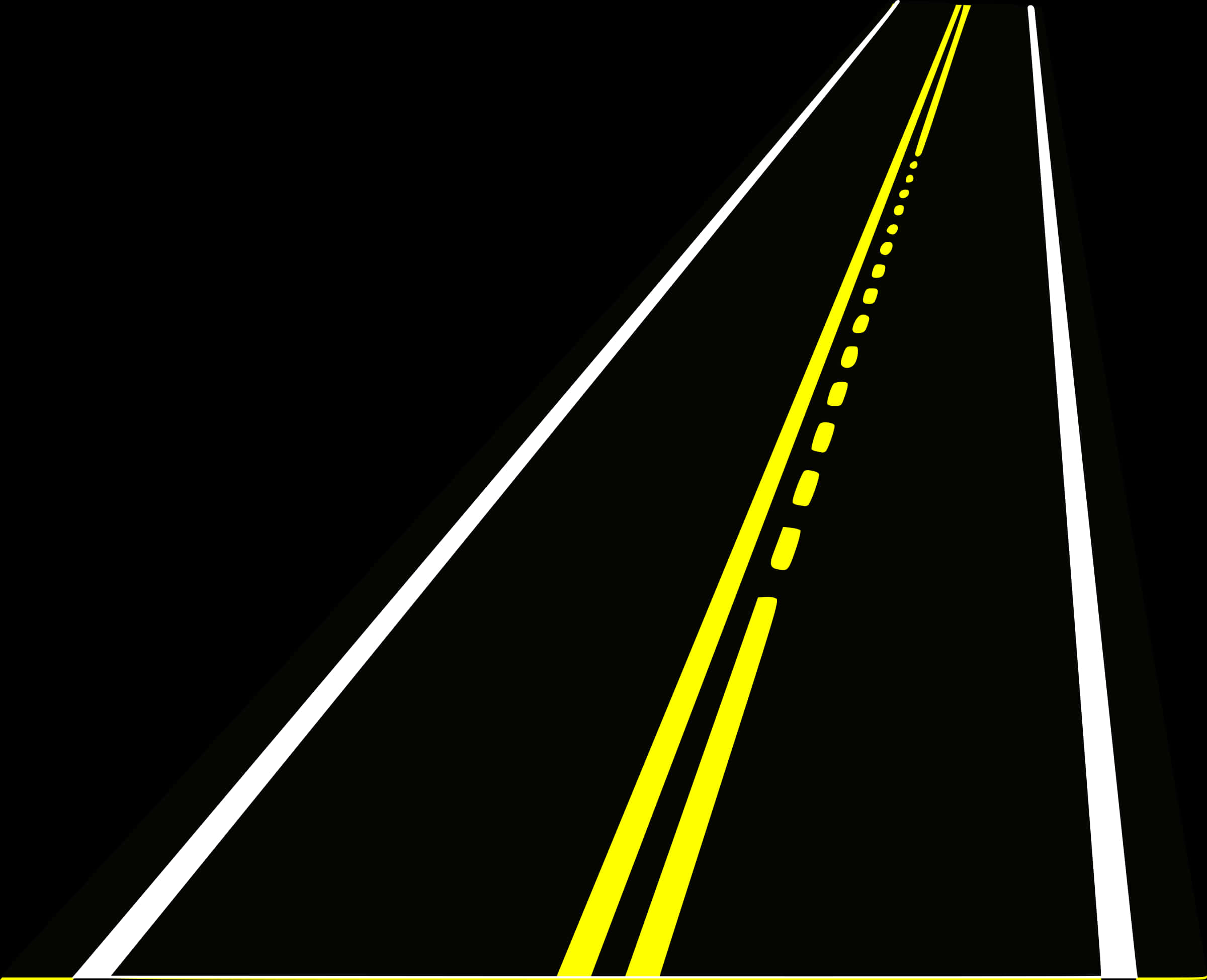 Abstract Roadway Lines PNG Image