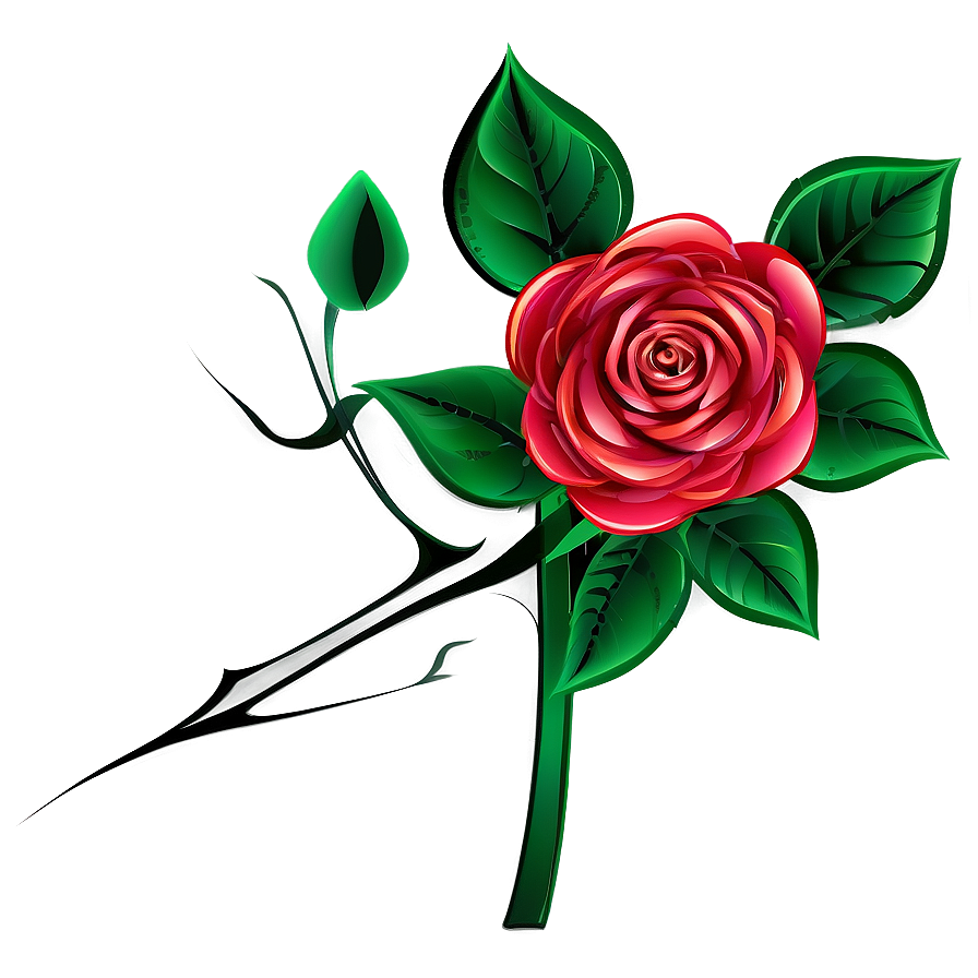 Abstract Rose Vector Creation Png 06292024 PNG Image