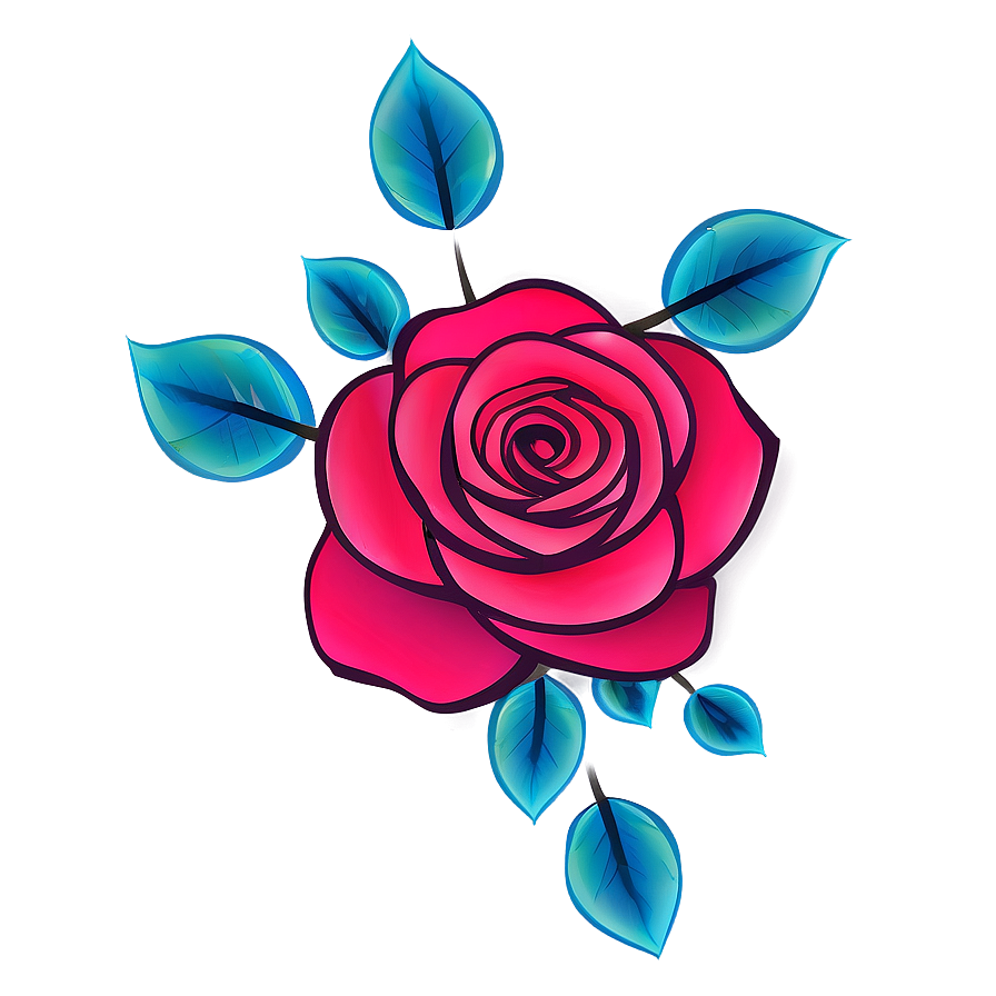 Abstract Rose Vector Creation Png 99 PNG Image