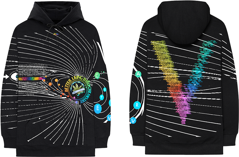 Abstract Science Hoodie PNG Image