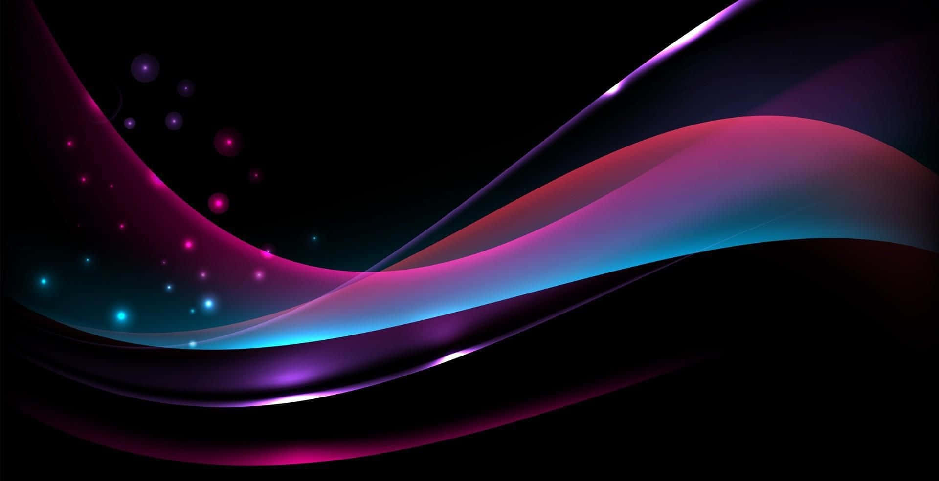 Abstract Shiny Waves Background PNG Image