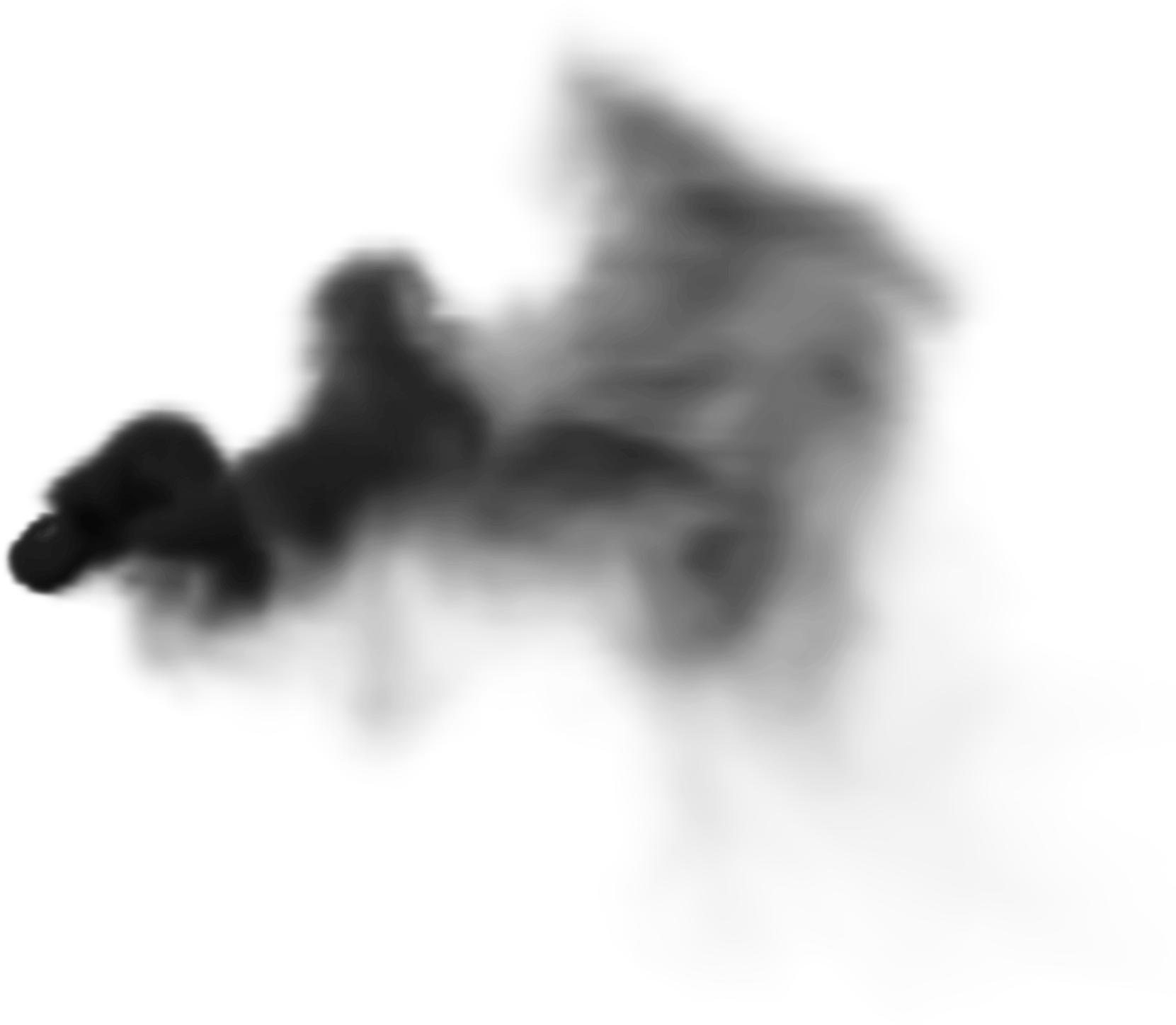 Abstract Smoke Plume Graphic PNG Image