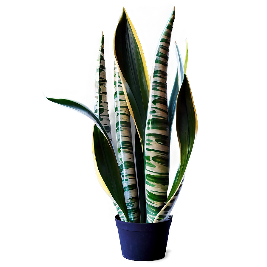 Abstract Snake Plant Png 06122024 PNG Image