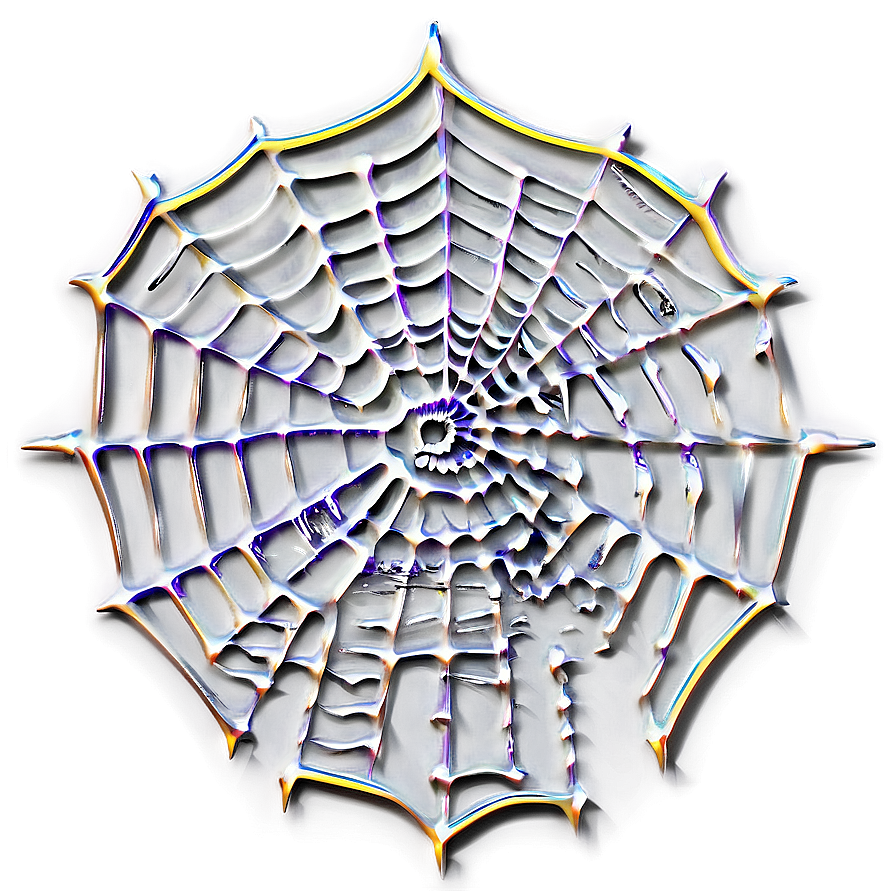 Abstract Spider Web Art PNG Image