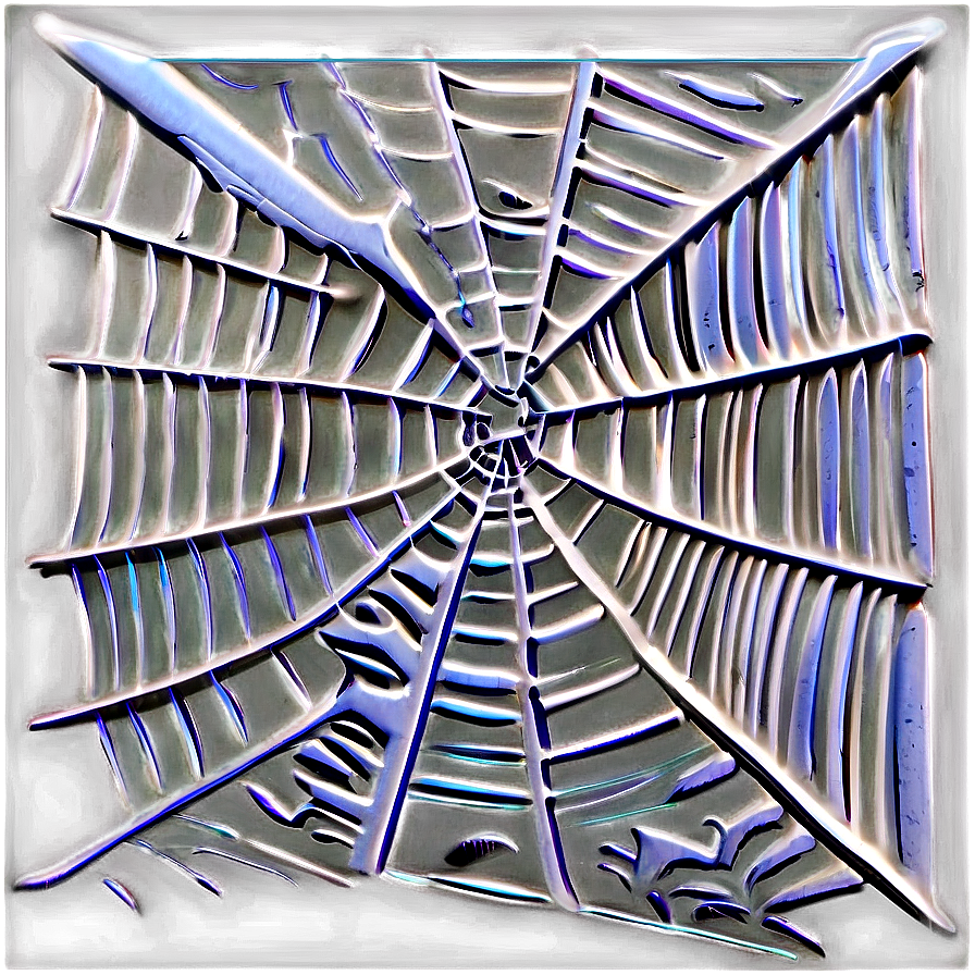 Abstract Spider Web Artwork PNG Image