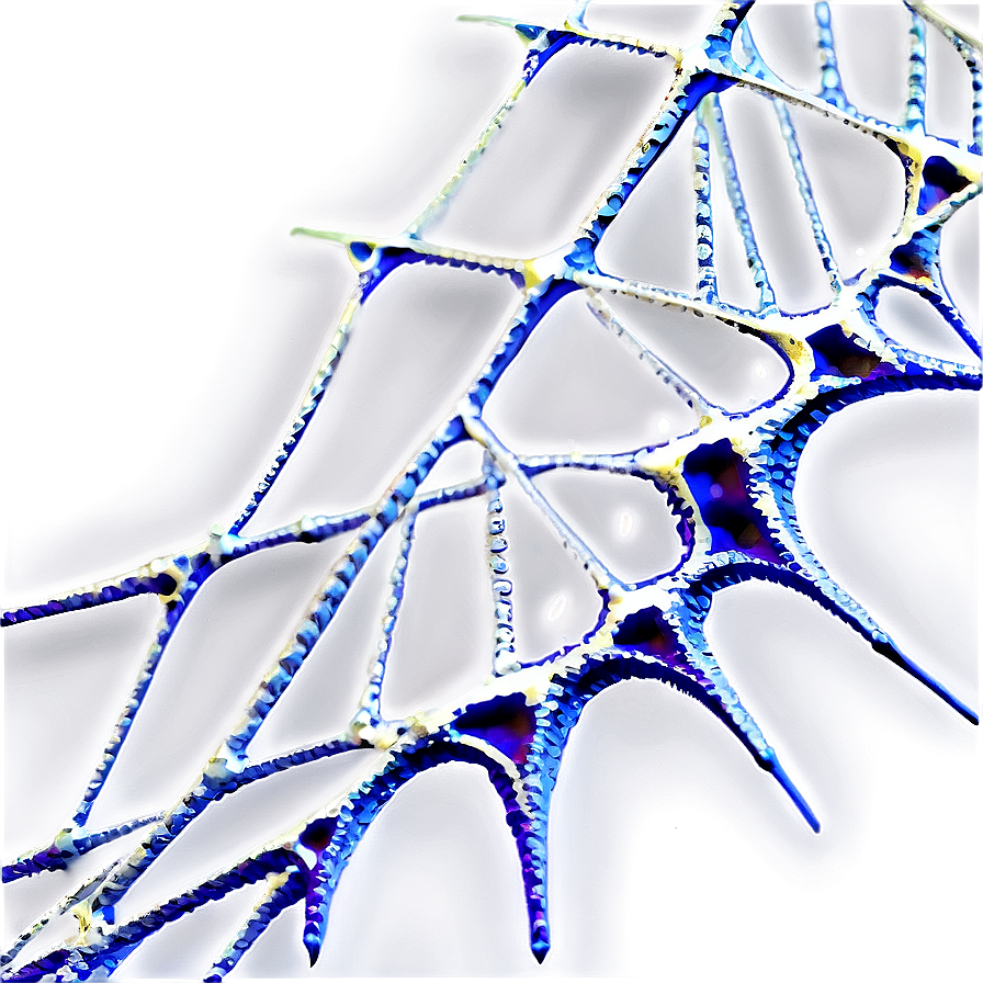 Abstract Spider Web Artwork PNG Image