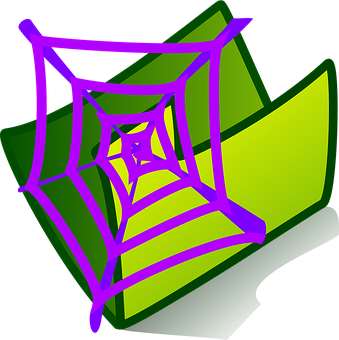 Abstract Spider Web Design PNG Image