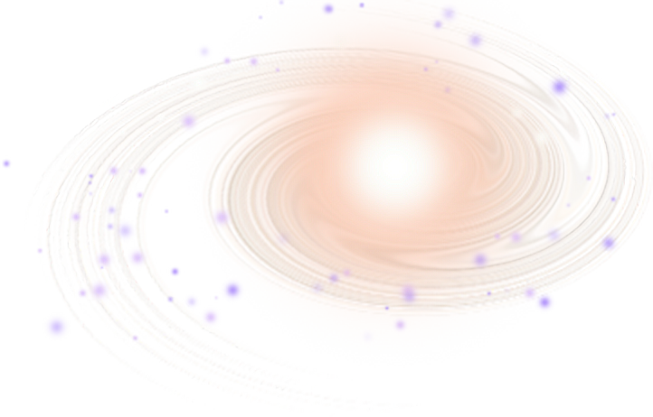 Abstract Spiral Galaxy Illustration PNG Image