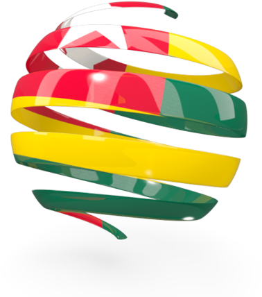 Abstract Spiral Sculpture Albania Colors PNG Image