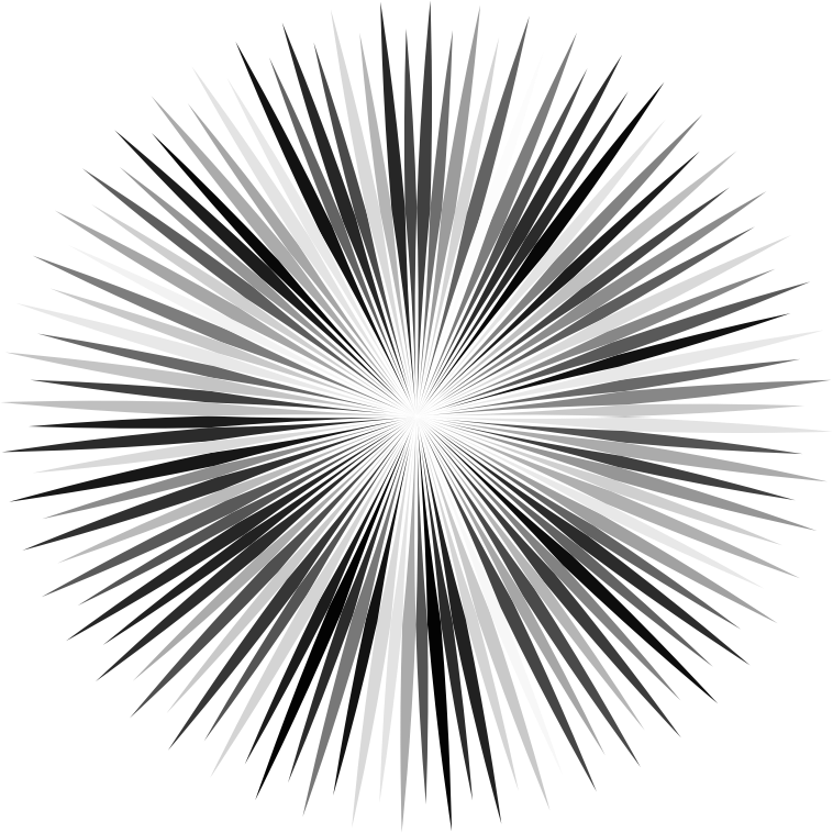 Abstract Starburst Graphic PNG Image