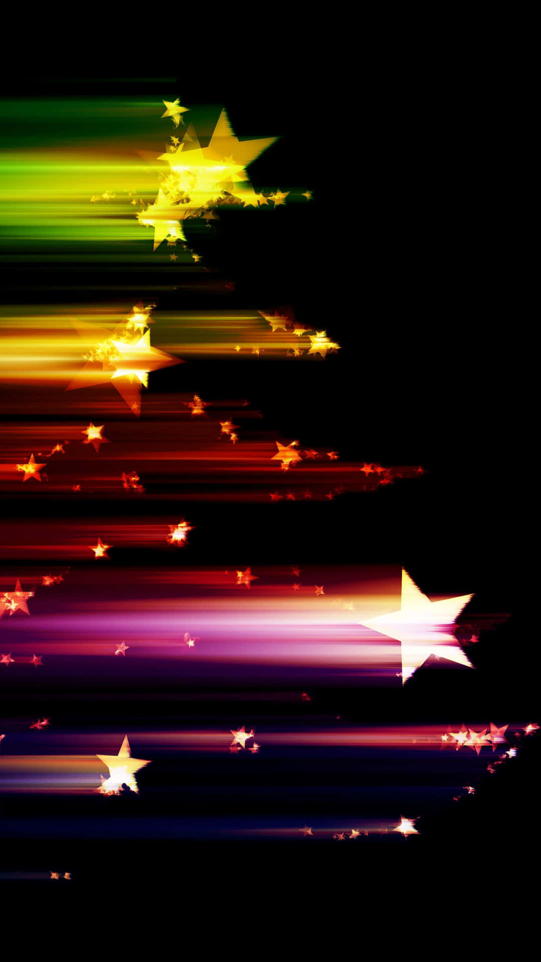 Abstract Stars Streaksof Light PNG Image