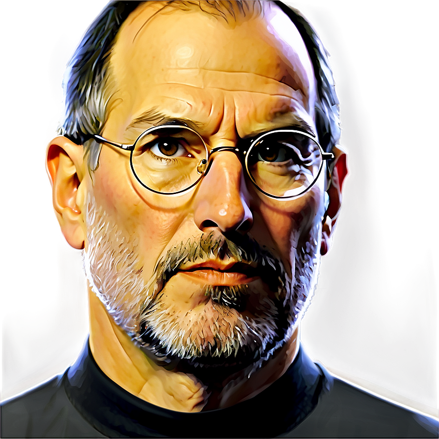 Abstract Steve Jobs Artwork Png 69 PNG Image