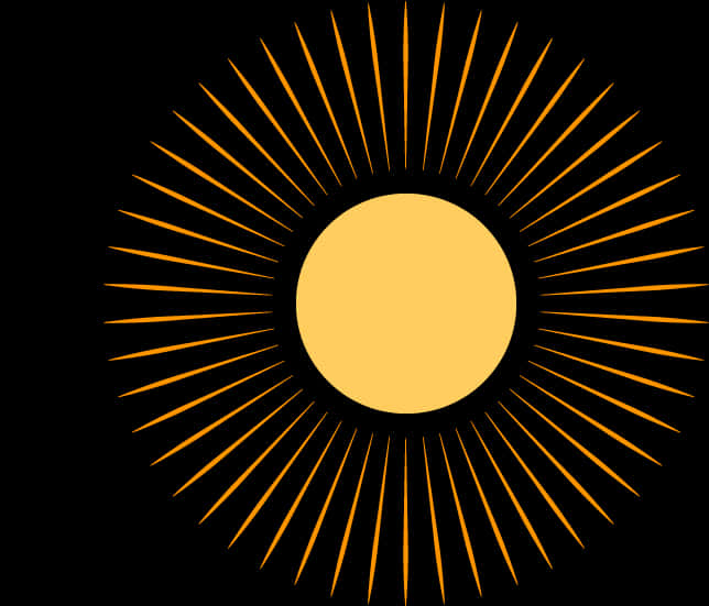 Abstract Sunburst Graphic PNG Image