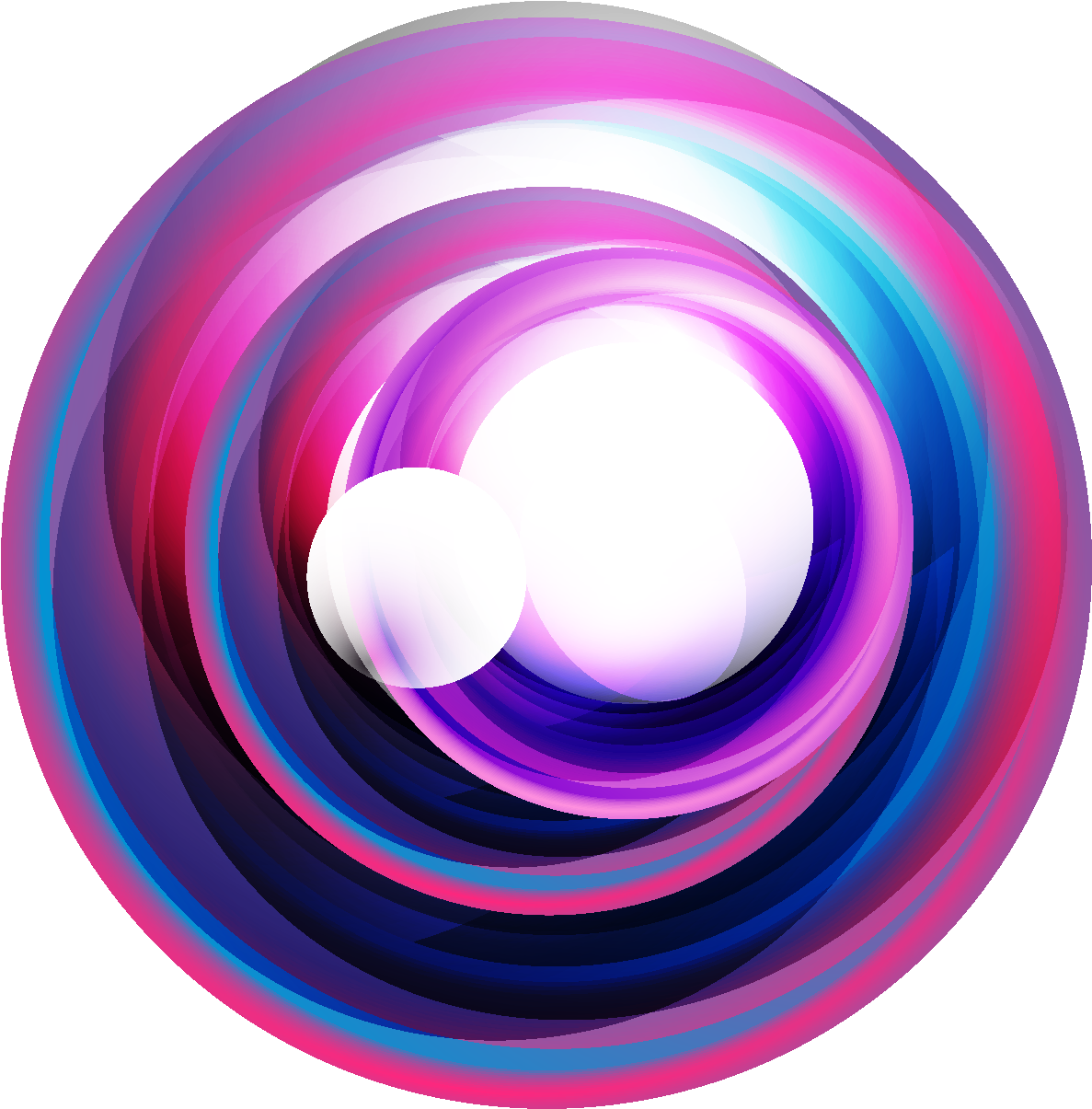 Abstract Swirling Circles Background PNG Image