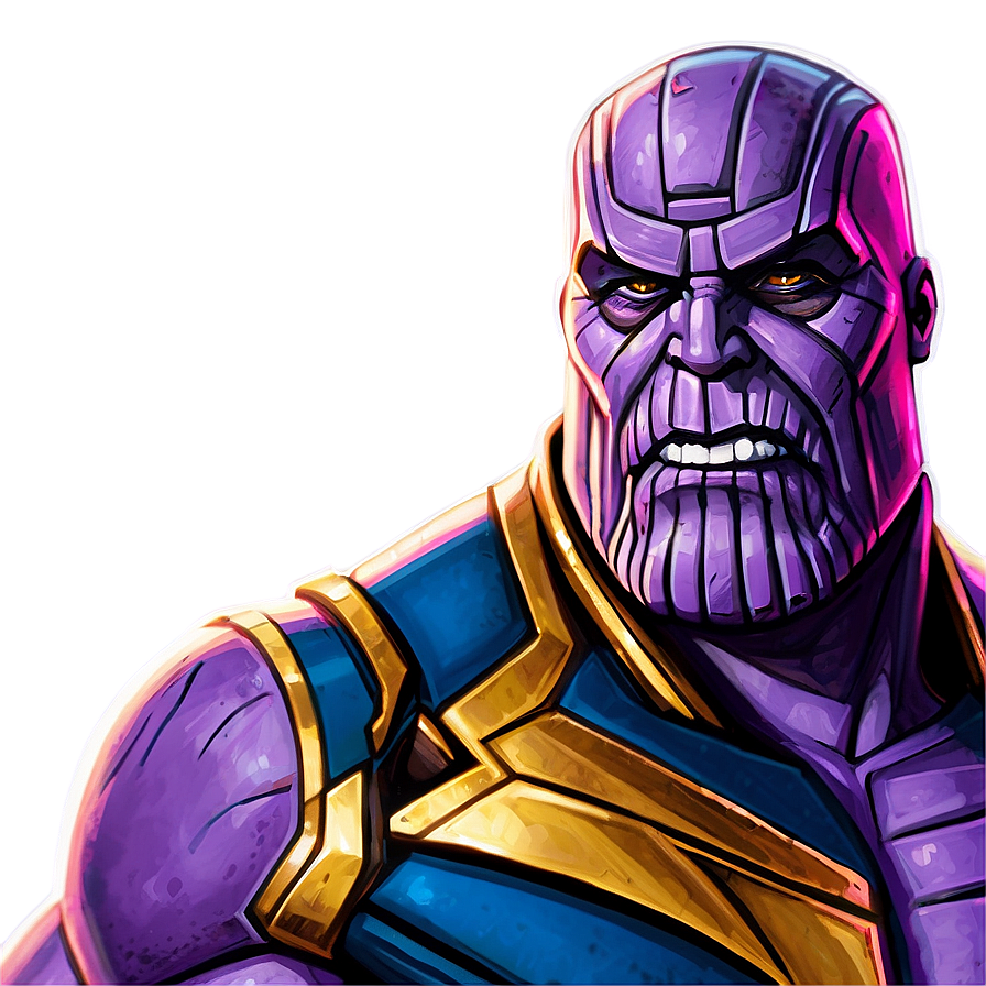 Abstract Thanos Art Png 35 PNG Image