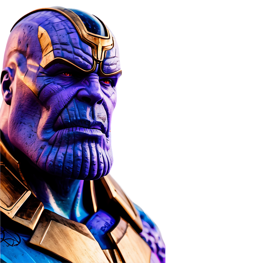 Abstract Thanos Art Png Pgw PNG Image