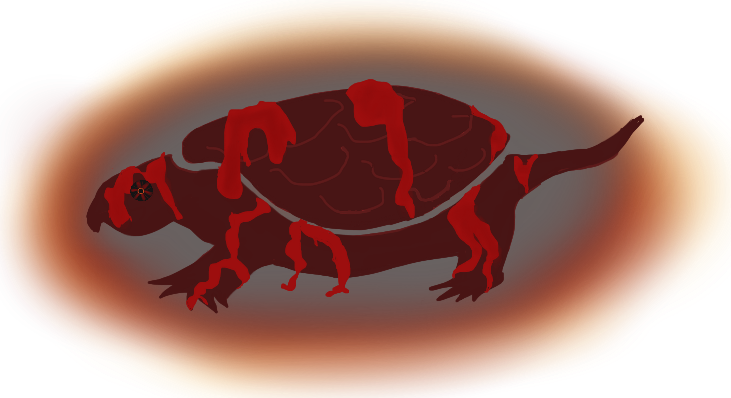 Abstract Tortoise Artwork PNG Image