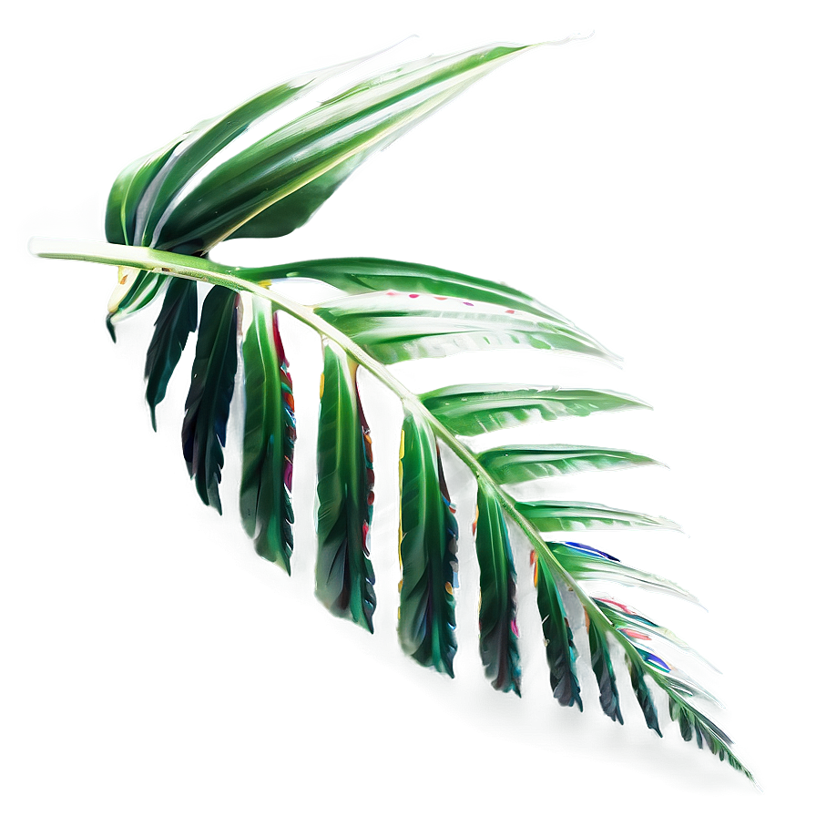 Abstract Tropical Leaf Png 15 PNG Image