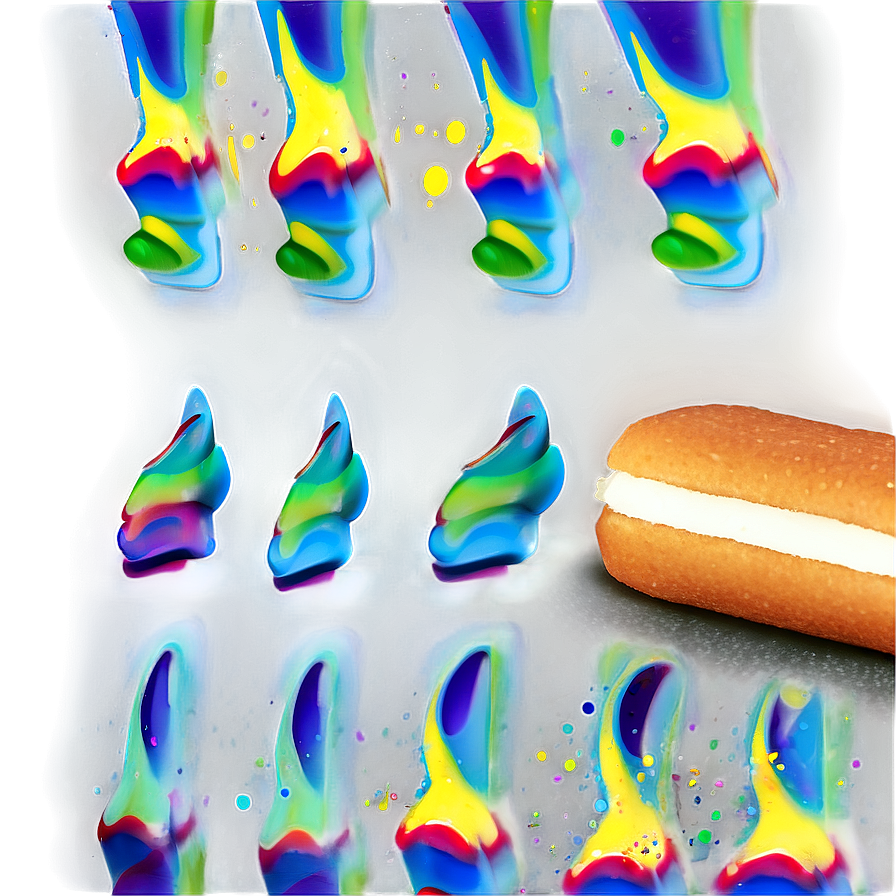 Abstract Twinkie Art PNG Image