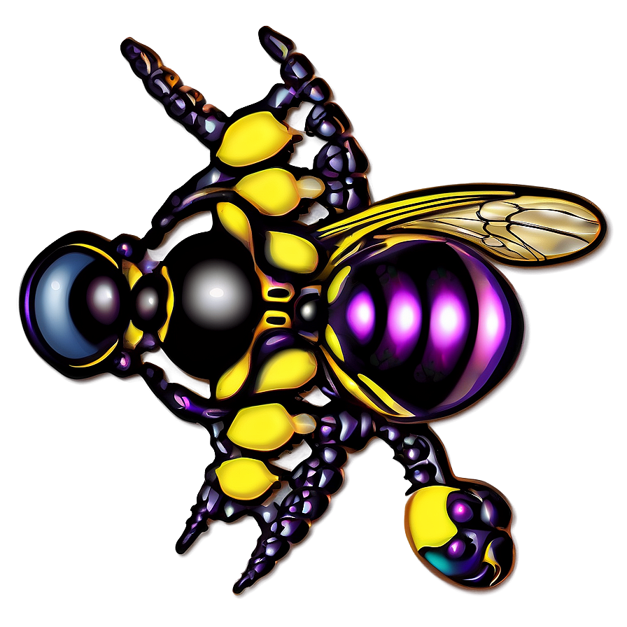 Abstract Wasp Art Png Jhl85 PNG Image