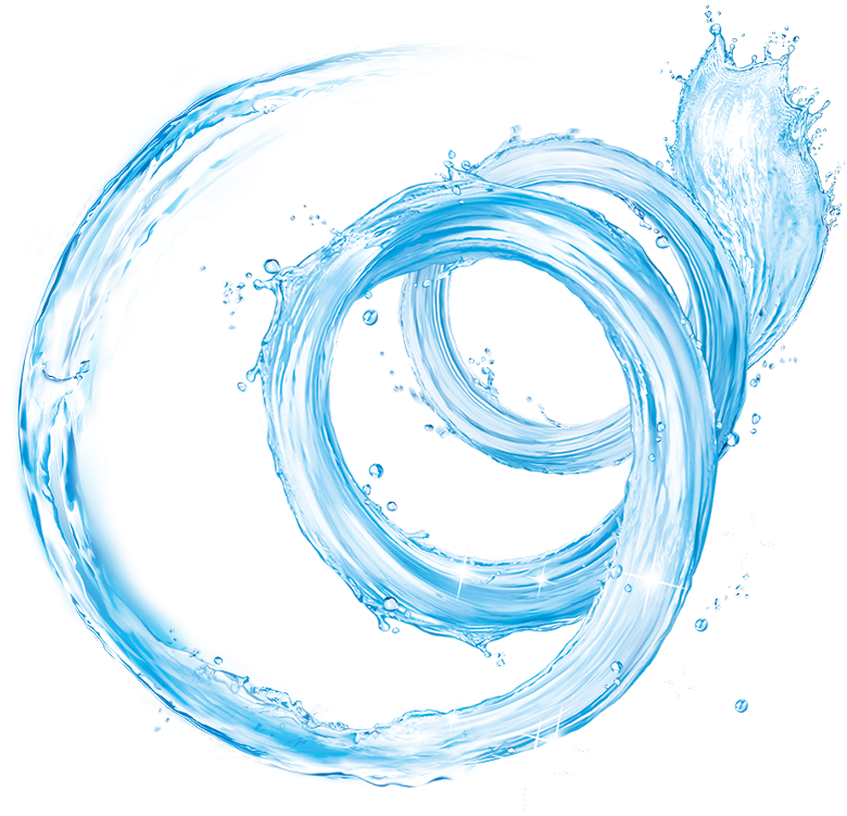 Abstract Water Wave Swirl PNG Image