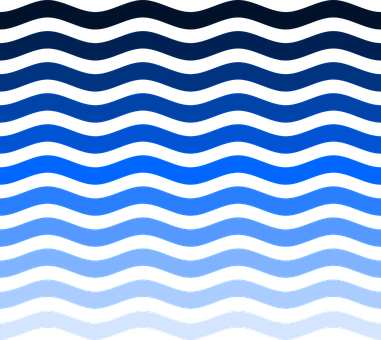 Abstract Water Waves Pattern PNG Image