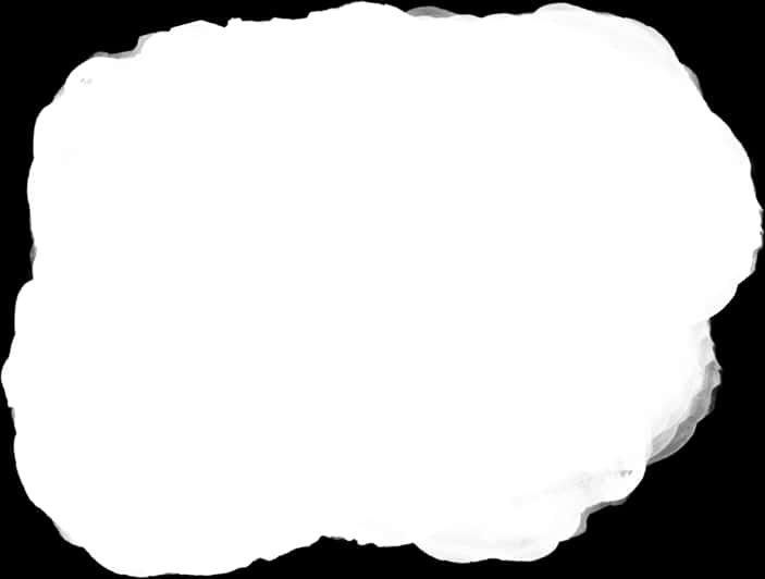 Abstract White Borderon Black Background PNG Image